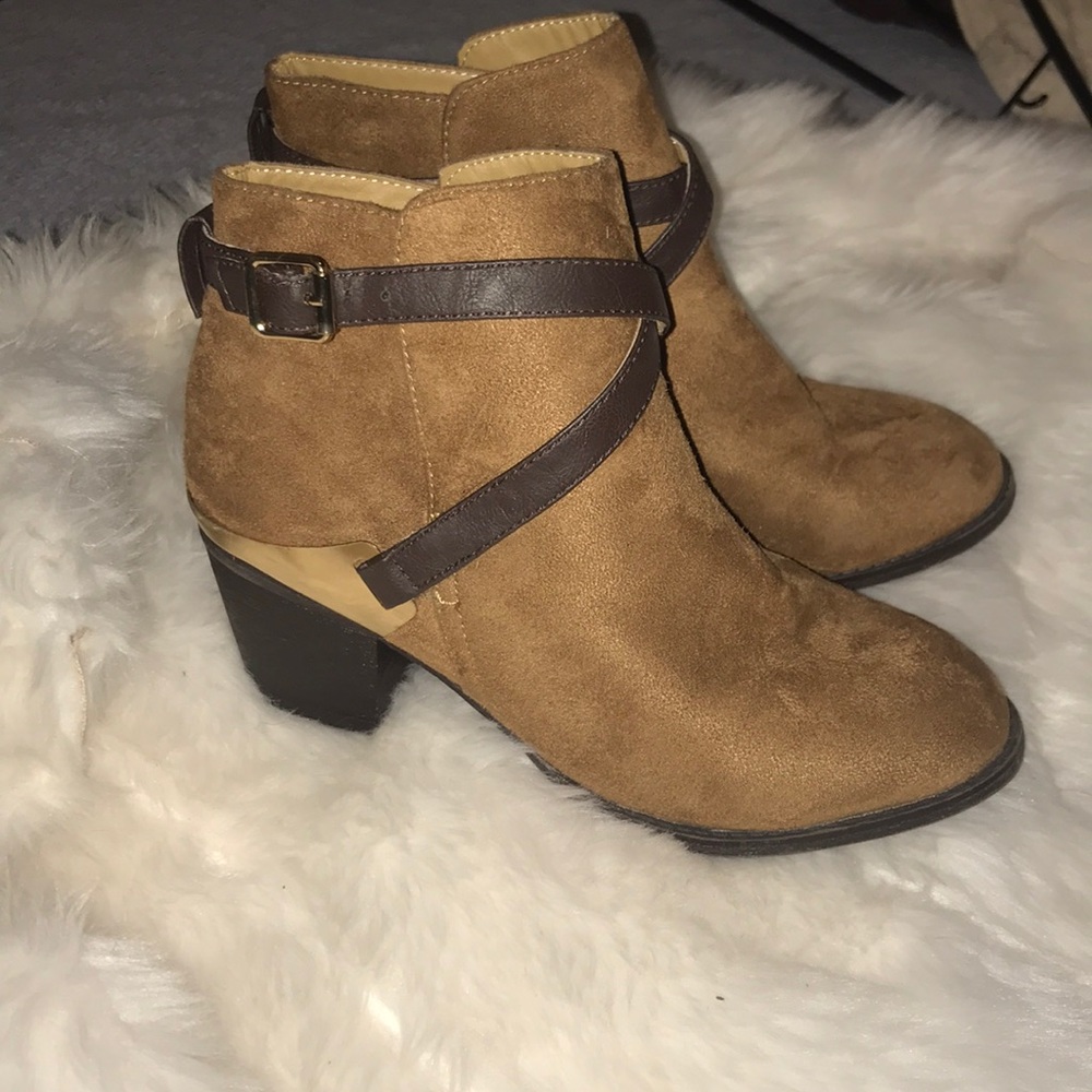 Suede Booties